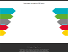 Tablet Screenshot of homealarmsystem101.com